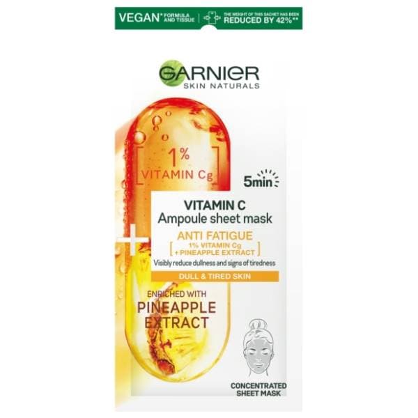 GARNIER Vitamin C maska za lice za umornu kožu 15g 0