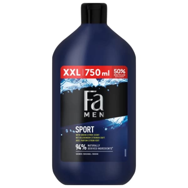 Gel za tuširanje FA men sport 750ml 0