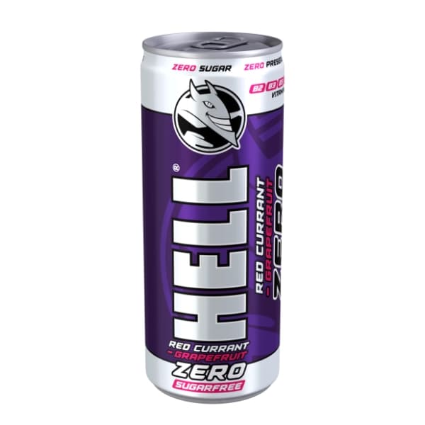 HELL zero crveni ribiz 250ml 0