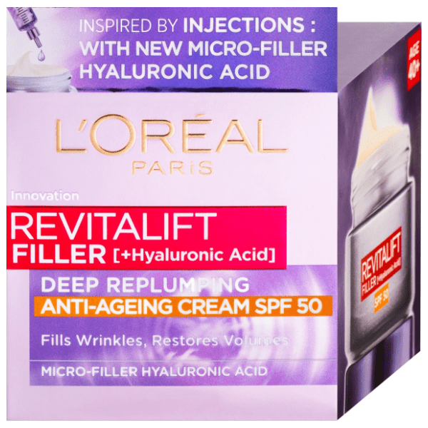 L'OREAL Revitalift filler dnevna krema za lice SPF50 0