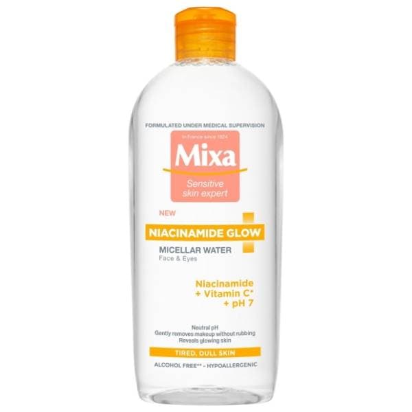 MIXA micelarna voda Niacinamide glow 400ml 0