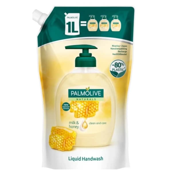 PALMOLIVE Milk & honey tekući sapun doypack 1l 0