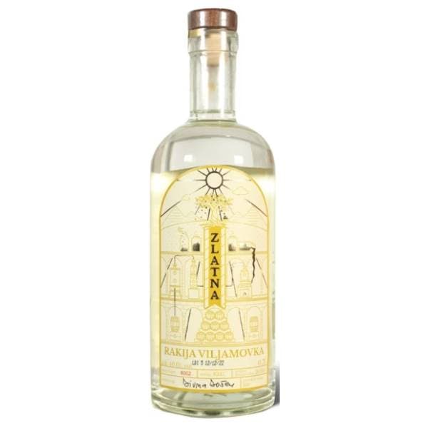Rakija ZLATNA viljamovka 0,7l 0