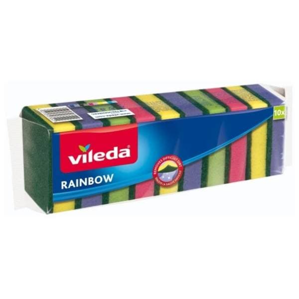VILEDA spužva rainbow 10kom 0