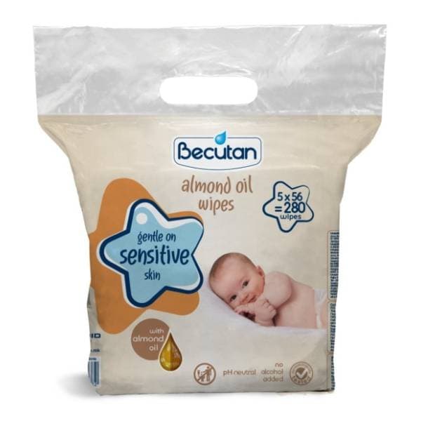 Vlažne maramice BECUTAN 5x56kom 0