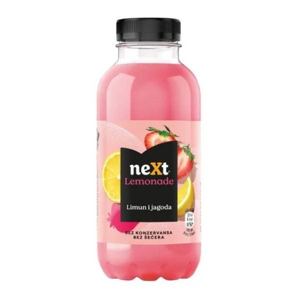 Voćni sok NEXT Lemonade limun i jagoda 400ml 0