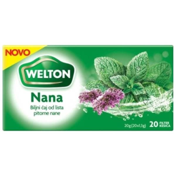 WELTON čaj menta 26g 0