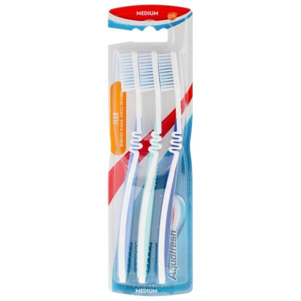 AQUAFRESH Flex četkica za zube 3kom 0
