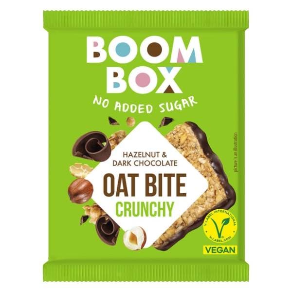 BOOM BOX zobena pločica lješnjak tamna čokolada 20g 0