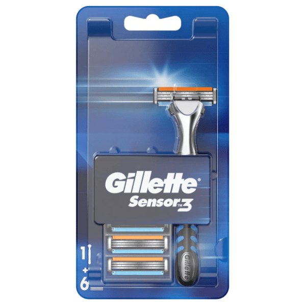 Brijač GILLETTE Sensor 3 sa 6 uložaka 0