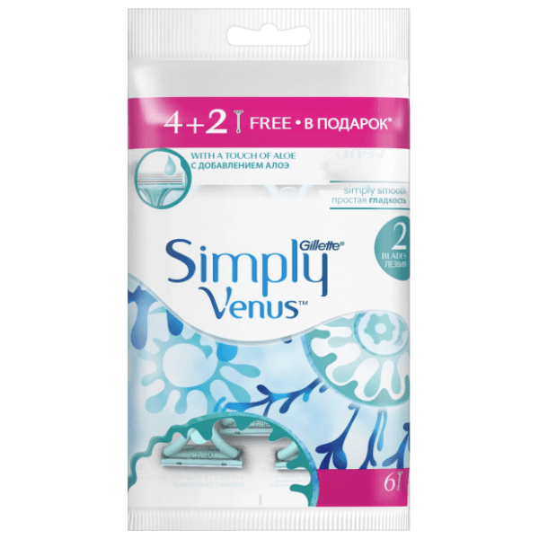 Brijač GILLETTE Simply Venus 2 4+2 gratis 0