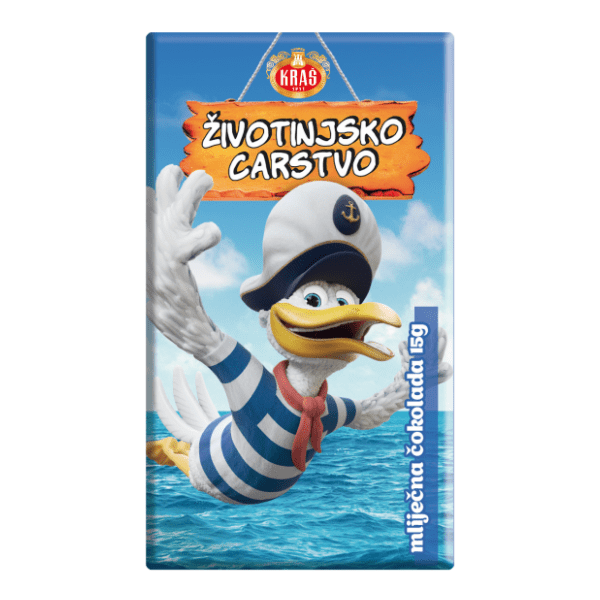 Čokoladica KRAŠ Životinjsko carstvo 15g 0