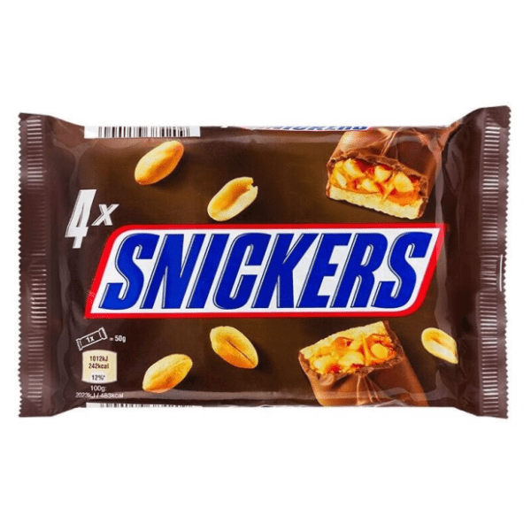 Čokoladica SNICKERS classic 4x50g 0