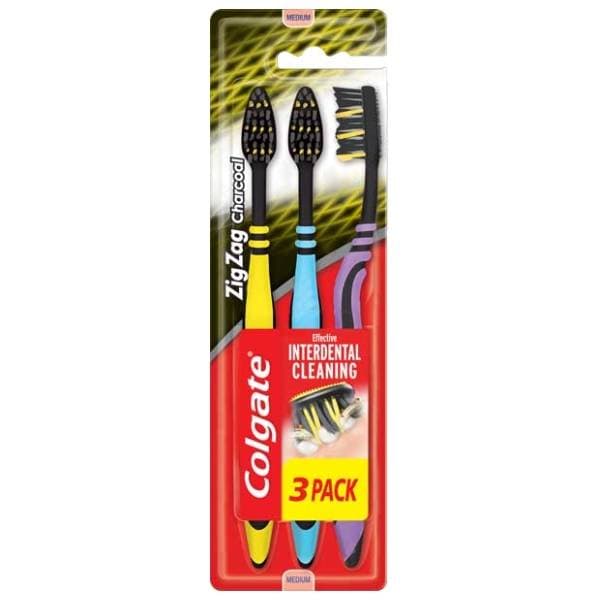 COLGATE Zig Zag Charcoal četkica za zube 3kom 0