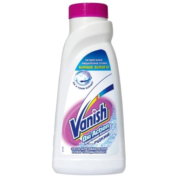 VANISH Oxi action crystal white tekući odstranjivač mrlja 450ml 0