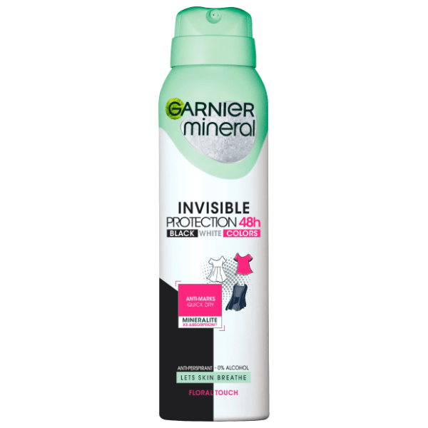 Dezodorans GARNIER Invisible black white and colors 150ml 0