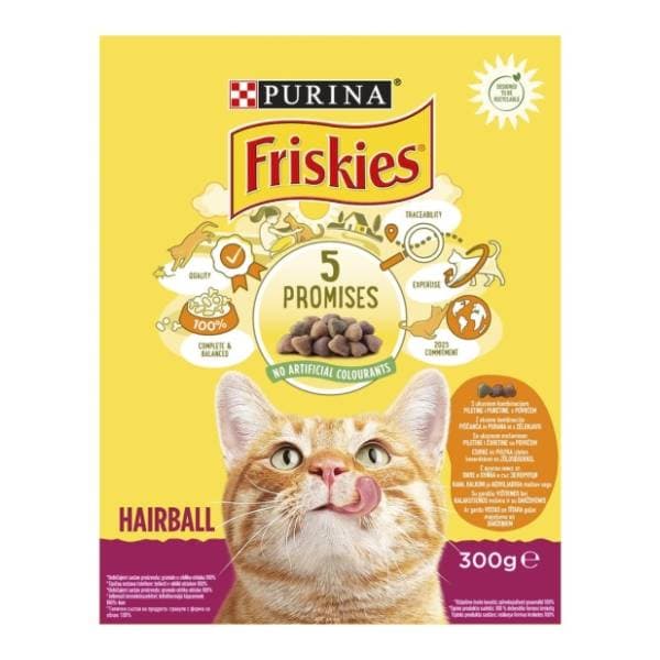 FRISKIES Hairball piletina i povrće 300g 0
