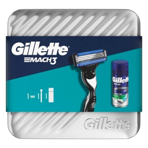GILLETTE set Mach3 (britvica i gel za brijanje) 0