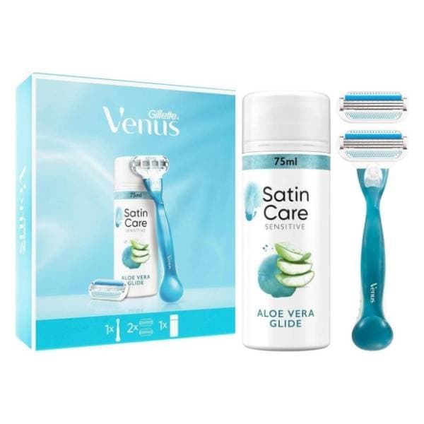 GILLETTE Venus set (brijač s dvije patrone i gel za brijanje) 0