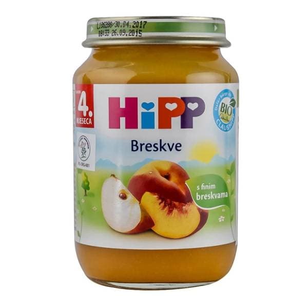 HIPP kašica breskva 190g 0