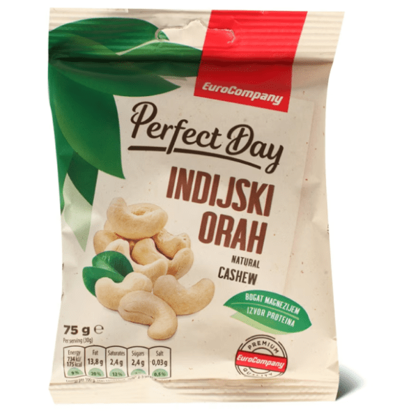 Indijski oraščić EUROCOMPANY sirovi 75g 0