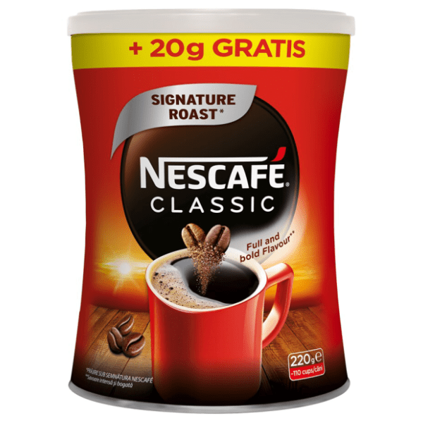 Instant kava NESCAFE classic 200g + 20g gratis 0