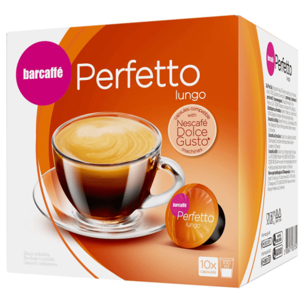 BARCAFFE Perfetto lungo Dolce gusto kapsule 10kom 0