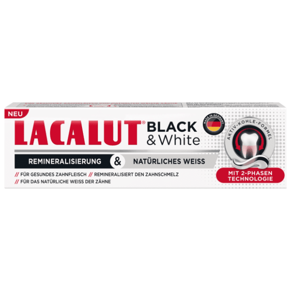 Pasta za zube LACALUT Black & white 75ml 0
