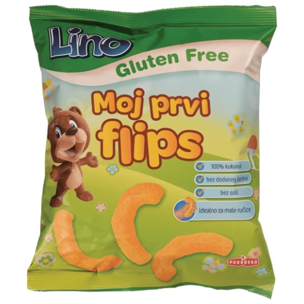 LINO moj prvi flips za djecu kukuruz 25g 0