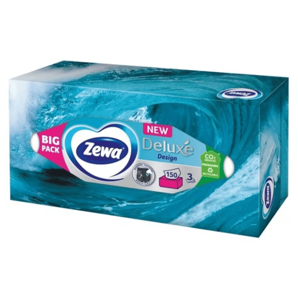 Papirnate maramice ZEWA deluxe kutija 3sloja 150kom 0