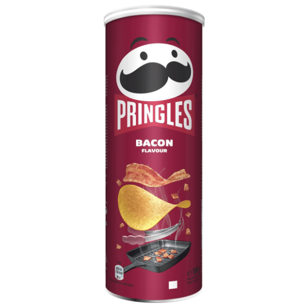 PRINGLES čips slanina 165g 0
