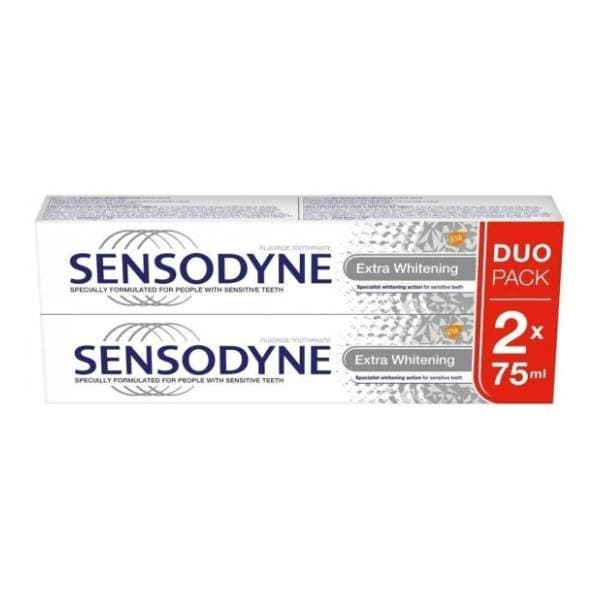 Pasta SENSODYNE Extra whitening 2x75ml 0