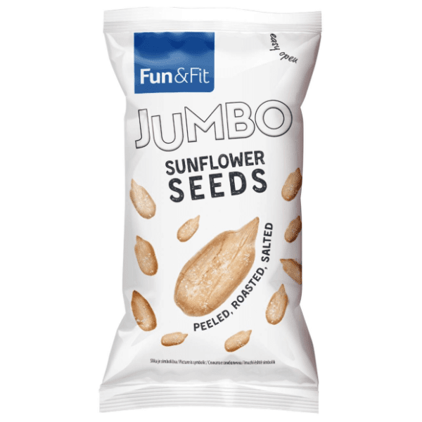FUN&FIT Jumbo pečeni oguljeni suncokret 100g 0