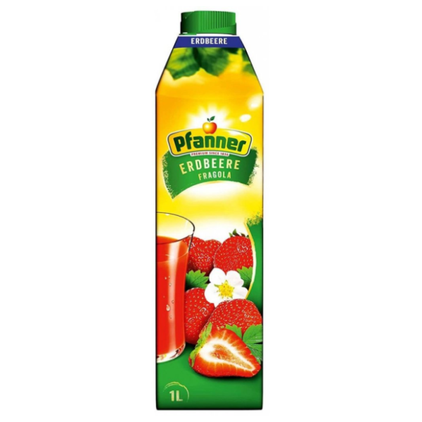 Voćni sok PFANNER jagoda 1l 0