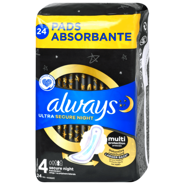 ALWAYS noćni ulošci ultra secure night veličina 4 24kom 0