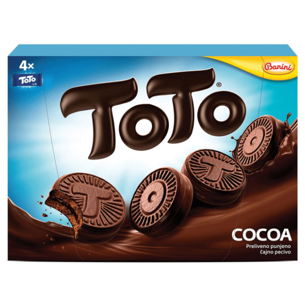 Biskvit BANINI Toto kakao 244g 0