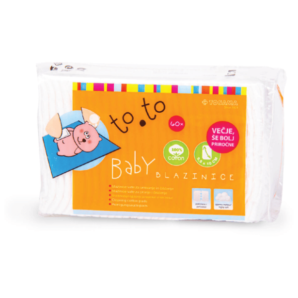 TO.TO blazinice za bebe 60kom 0