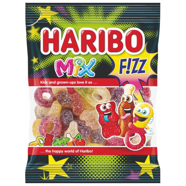 Gumeni bomboni HARIBO Mix Fizz 100g 0