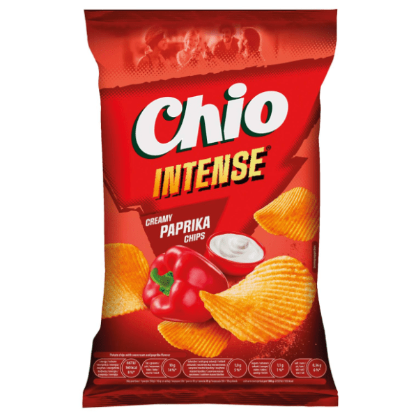 Čips CHIO intense kremasta paprika 130g 0