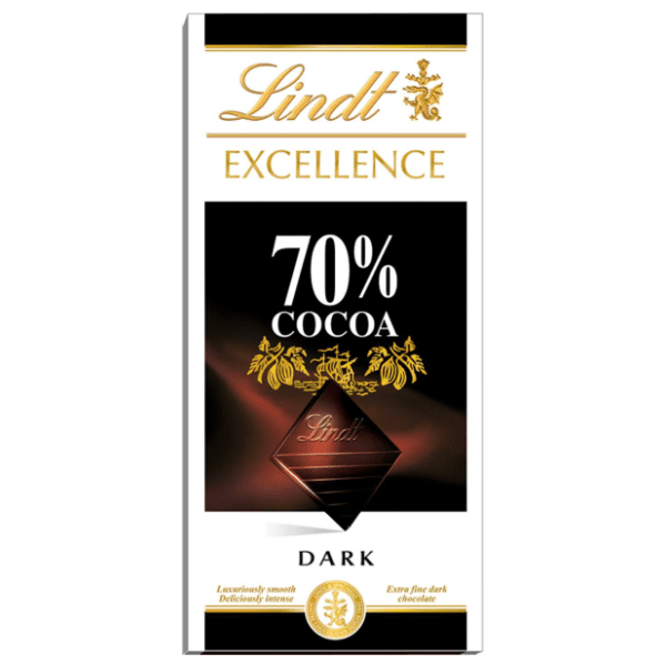 LINDT tamna čokolada Excellence dark 70% cacao 100g 0
