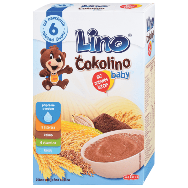 LINO Čokolino baby 6+ 210g 0