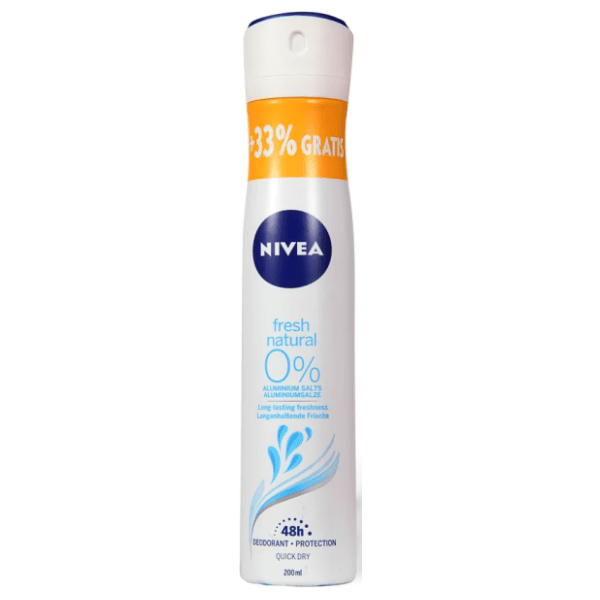 Dezodorans NIVEA Fresh natural XL 200ml 0