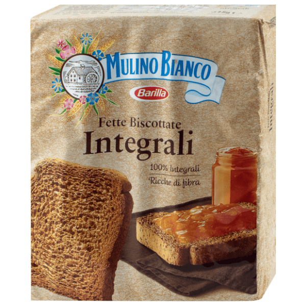Dvopek BARILLA Mulino bianco Fette Integrali 310g 0