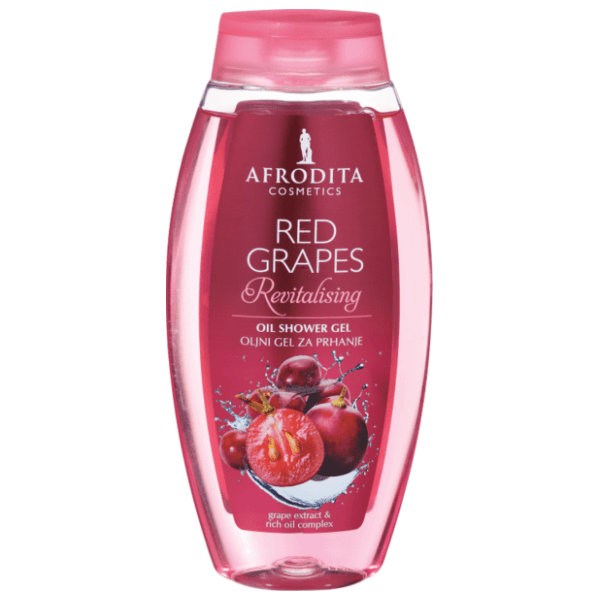 Gel za tuširanje AFRODITA Red grapes revitalising 250ml 0