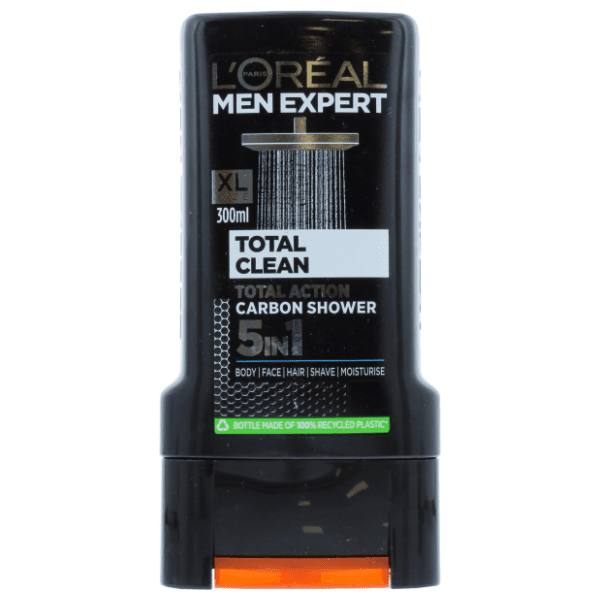 Gel za tuširanje L'OREAL Men expert total clean 5u1 XL 300ml 0