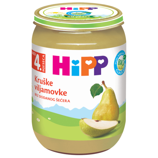 HIPP Kašica kruška viljamovka 190g 0