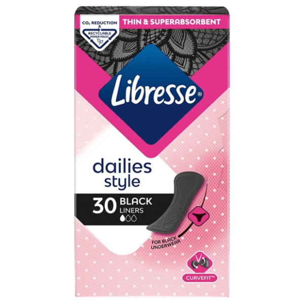 LIBRESSE dnevni ulošci normal black 30kom 0