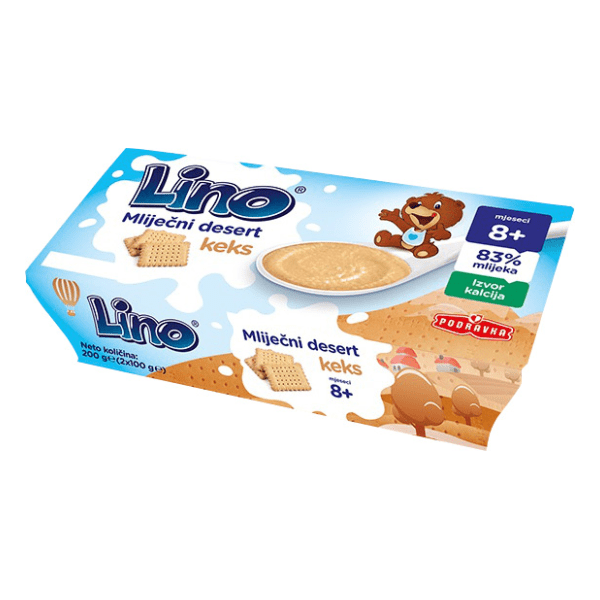LINO Mliječni desert s keksom 200g 0