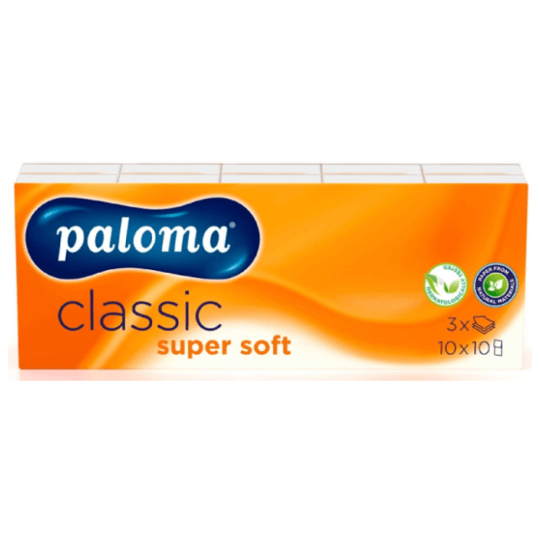 Papirnate maramice PALOMA classic troslojne 10kom 0