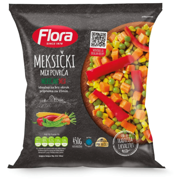 FLORA Meksička mješavina povrća 450g 0